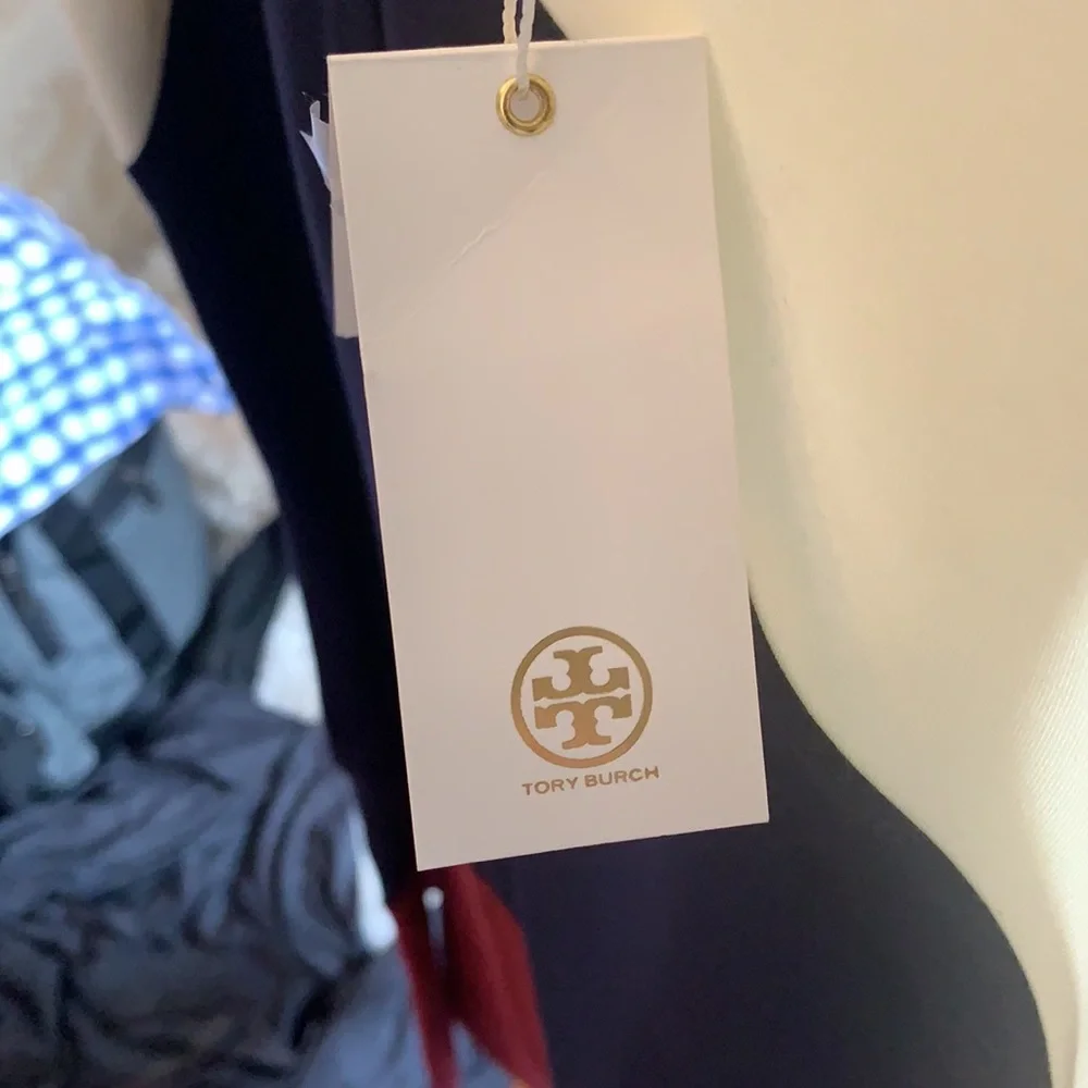 Tory Burch color block dress. New with tags. 348‎ retail